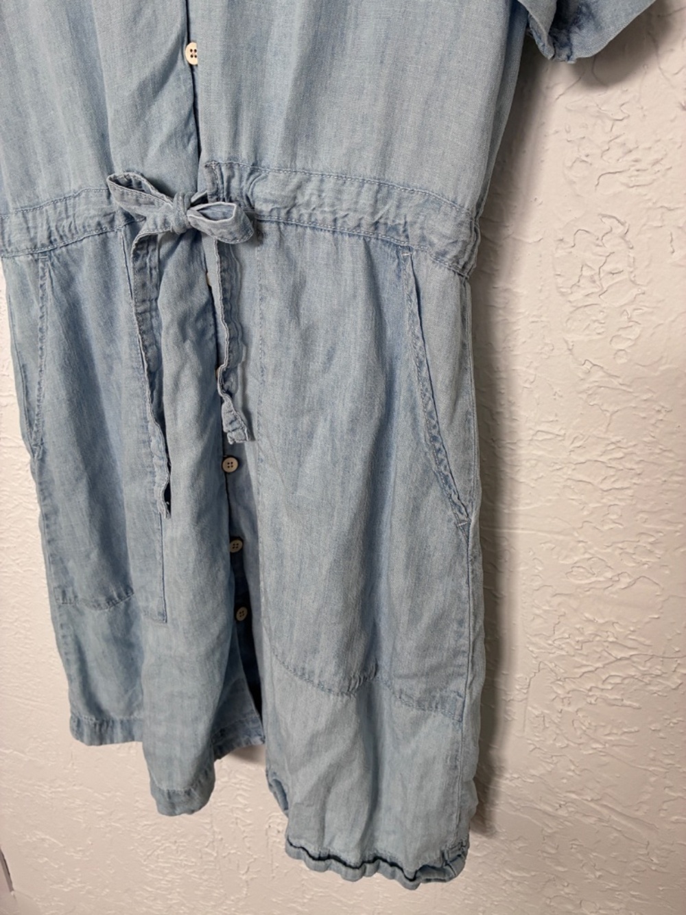 Faherty Tried & True Chambray Oakley Dress Medium View 4
